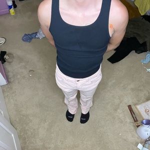 Baby Pink Lee Corduroys